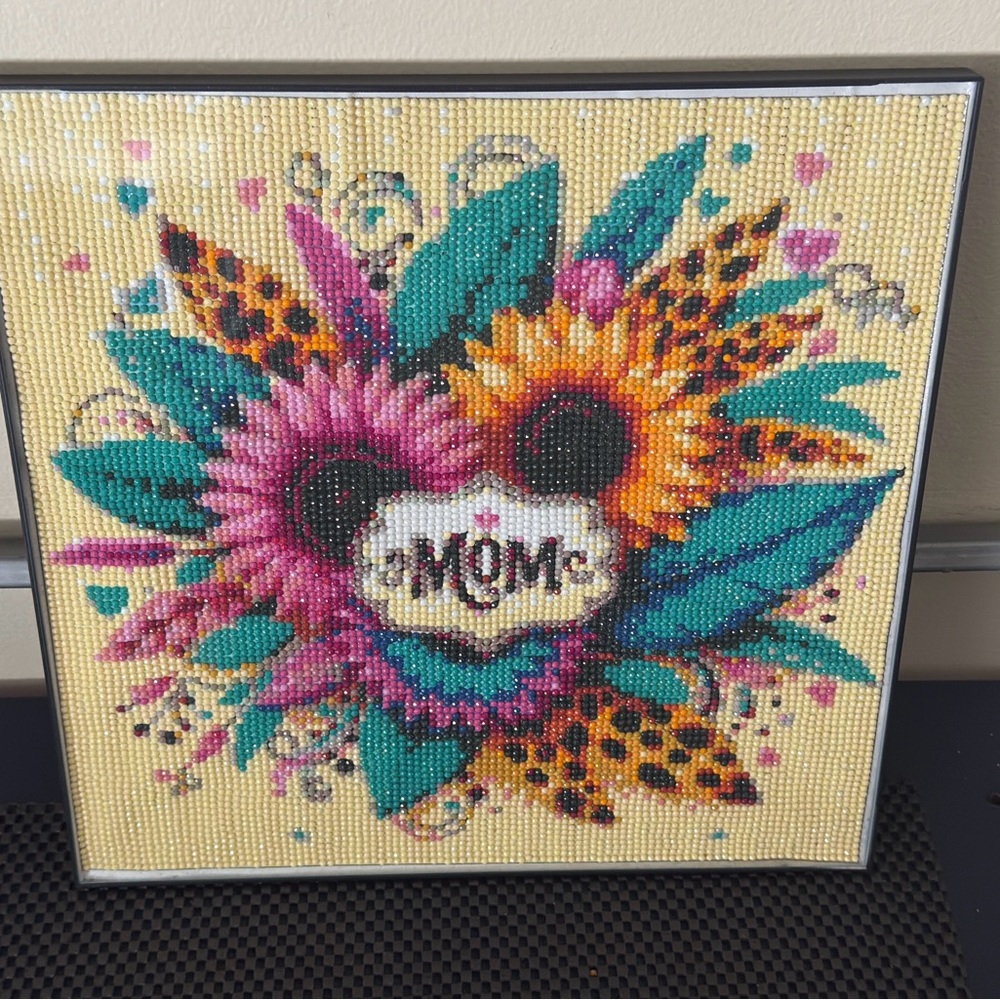 Hand Crafted completed Diamond Art painting